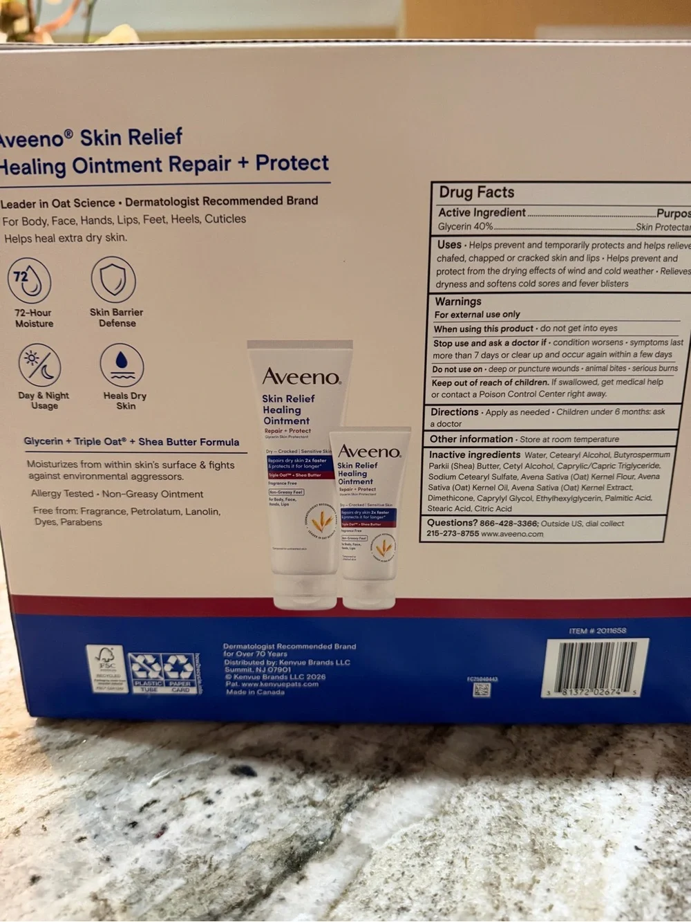 Aveeno healing ointment